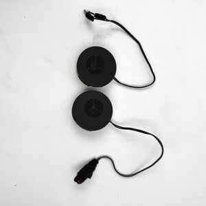 Sony 4 Ohm Car Tweeters Pair Black Honda Mounting Cups OEM Audio Speakers